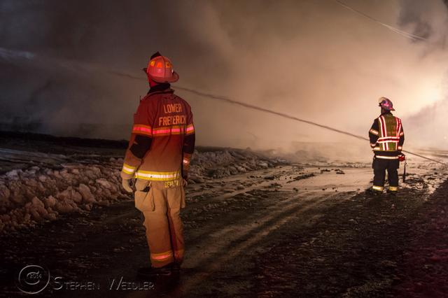 Barn Fire - Landis Rd. - Lower Salford Twp. - 02/03/2014